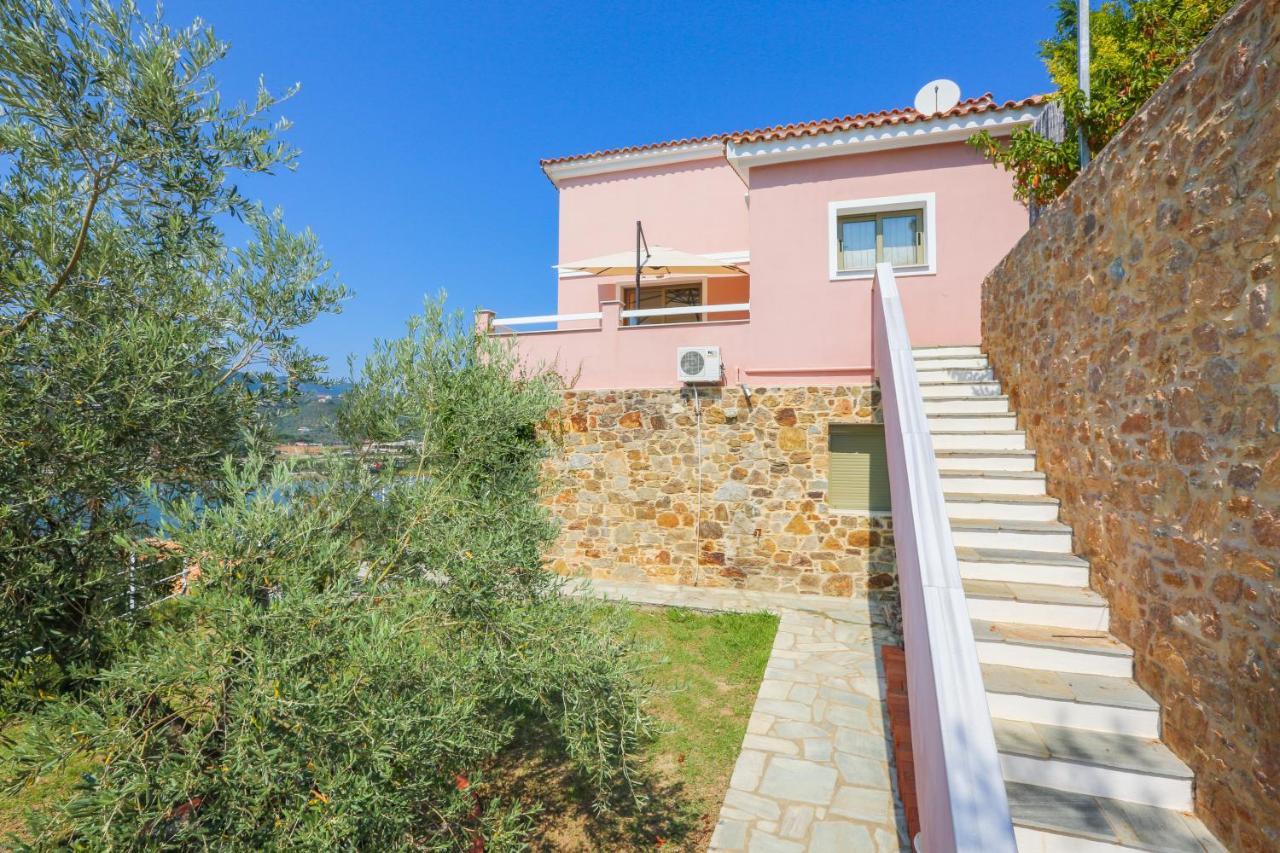 Skiathos Seaview Villa With Pool Punta ภายนอก รูปภาพ