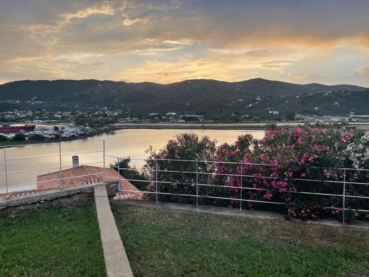 Skiathos Seaview Villa With Pool Punta ภายนอก รูปภาพ